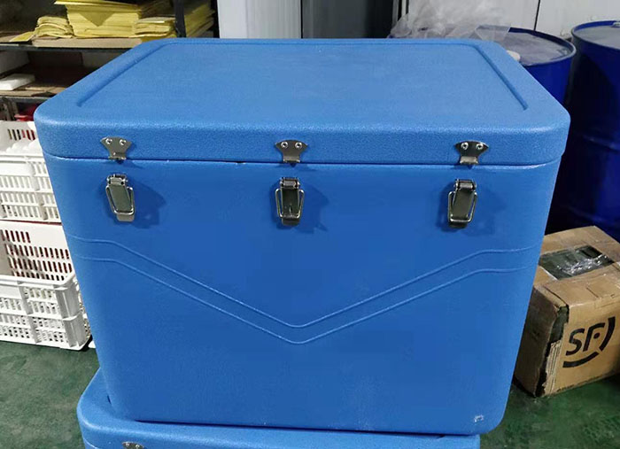100L藍(lán)色生鮮轉(zhuǎn)運輸箱